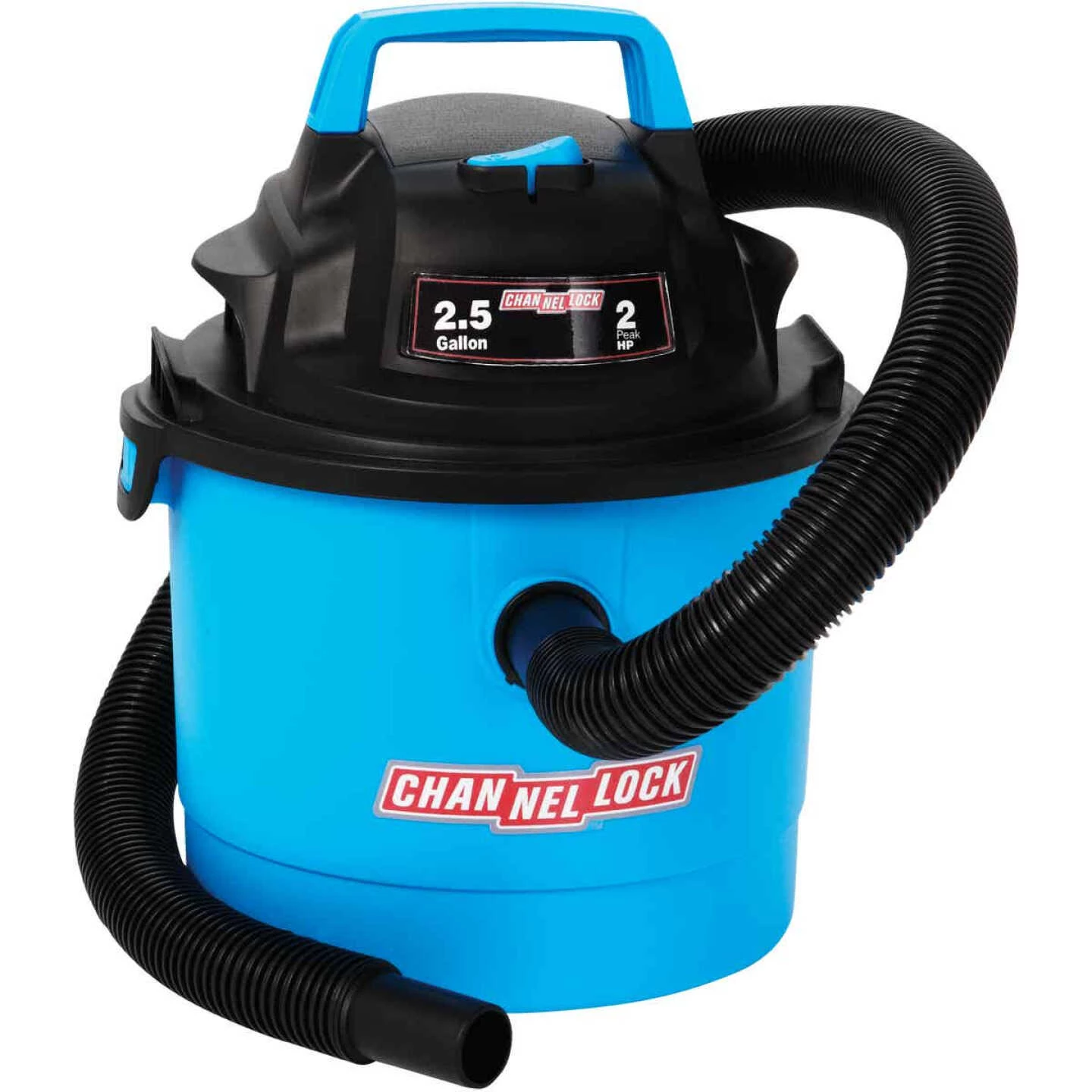 Channellock 2.5 Gal. 2.0-Peak HP Wet/Dry Vacuum 3 Channellock 2.5 Gal. 2.0-Peak HP Wet/Dry Vacuum