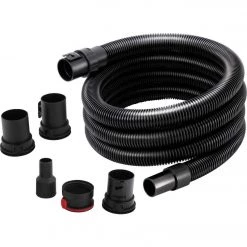 Channellock 1-7/8 In. Dia. X 7 Ft. L. Black Plastic Wet/Dry Vacuum Hose With Adapter & Connectors