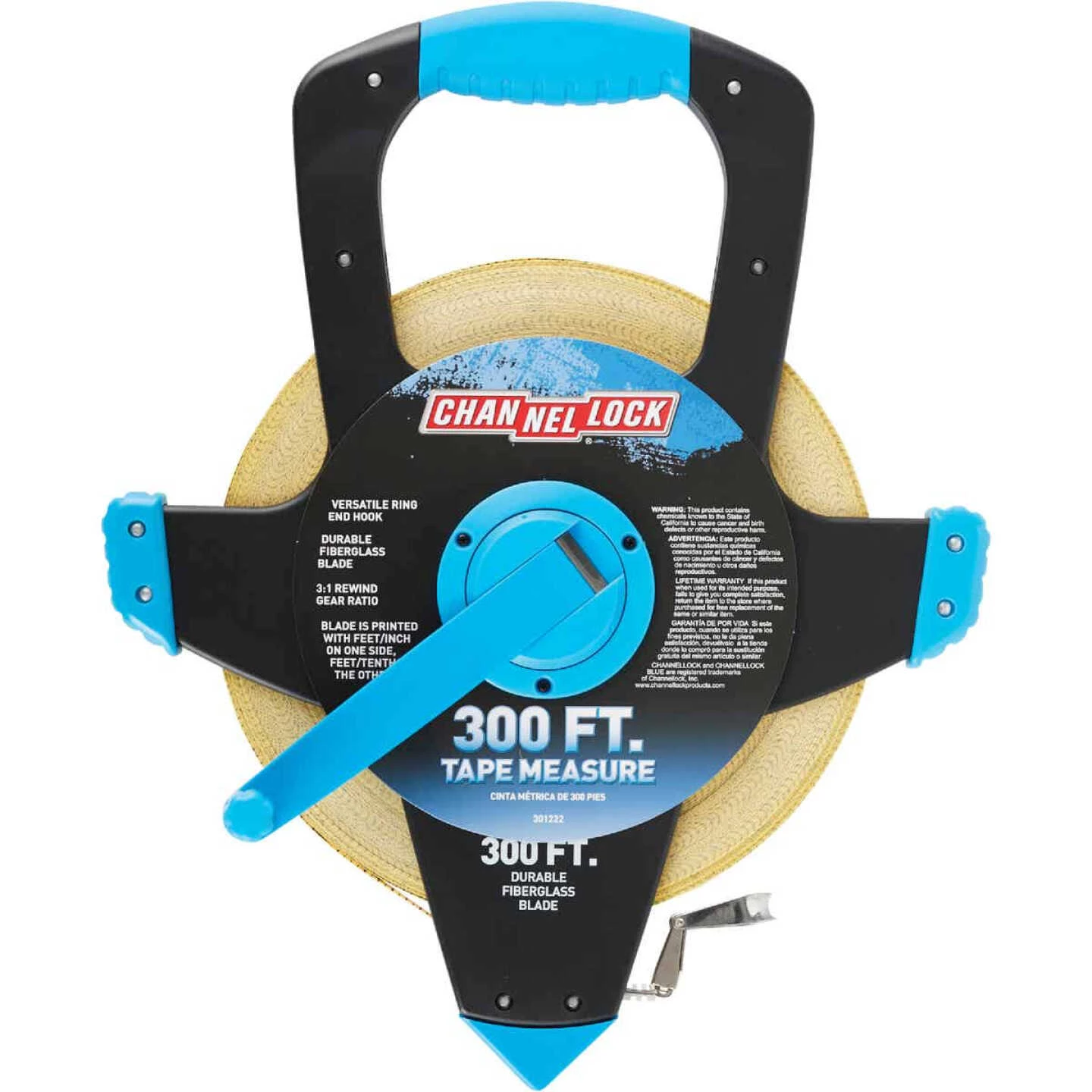 Channellock 300 Ft. Fiberglass Open Reel Tape 4 Channellock 300 Ft. Fiberglass Open Reel Tape - Image 2