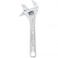 Channellock 8 In. Steel Adjustable Pipe Wrench With Extra Wide Reversible Jaw