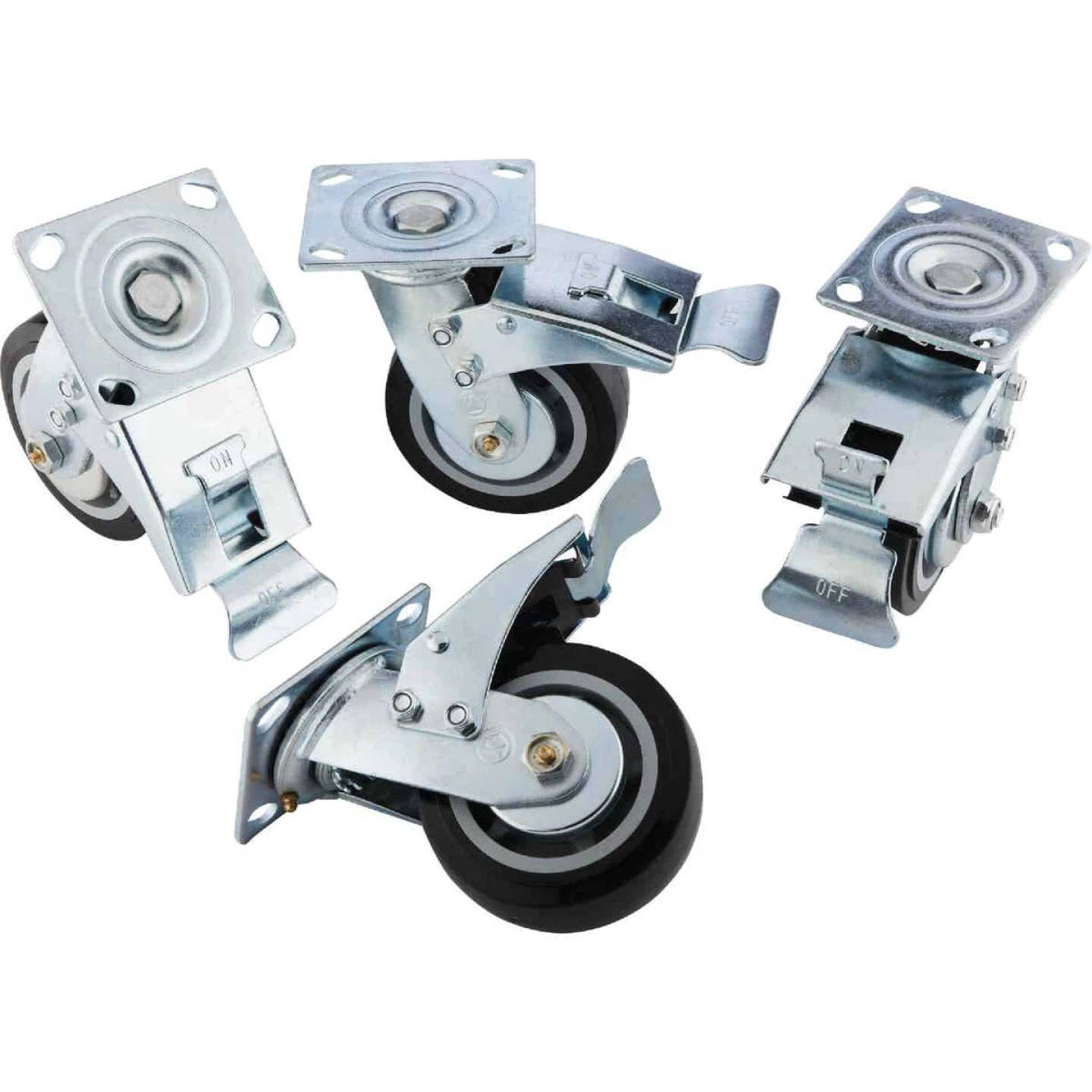 Channellock 5 In. Rubber Toolbox Caster (4-Pack) 3 Channellock 5 In. Rubber Toolbox Caster (4-Pack) - Image 3