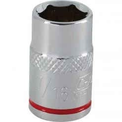 Channellock 3/8 In. Drive 7/16 In. 6-Point Shallow Standard Socket