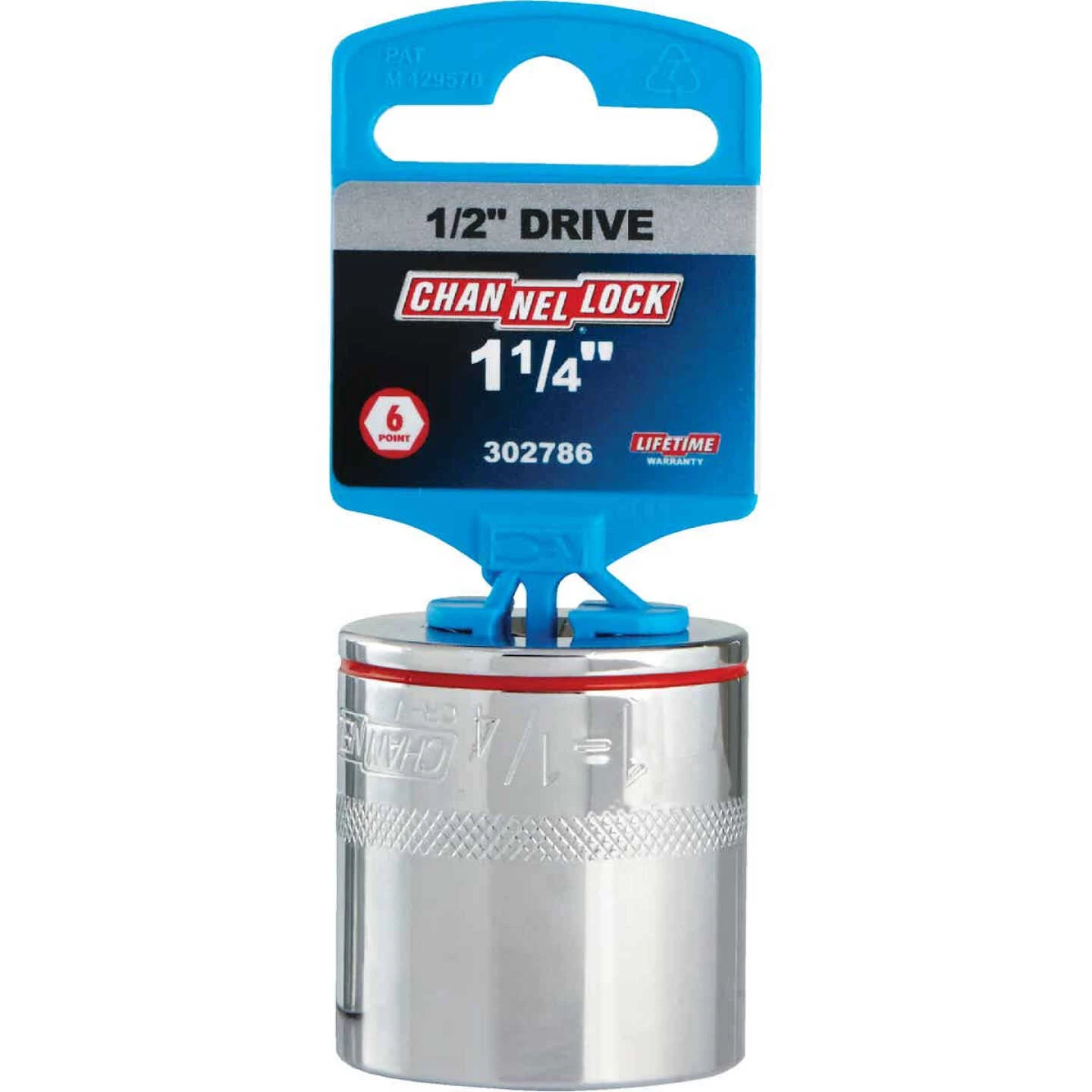 Channellock 1/2 In. Drive 1-1/4 In. 6-Point Shallow Standard Socket 4 Channellock 1/2 In. Drive 1-1/4 In. 6-Point Shallow Standard Socket - Image 2