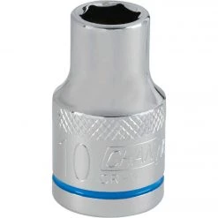 Channellock 1/2 In. Drive 10 Mm 6-Point Shallow Metric Socket