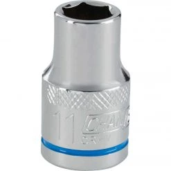 Channellock 1/2 In. Drive 11 Mm 6-Point Shallow Metric Socket
