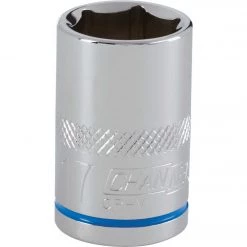 Channellock 1/2 In. Drive 17 Mm 6-Point Shallow Metric Socket