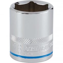 Channellock 1/2 In. Drive 26 Mm 6-Point Shallow Metric Socket