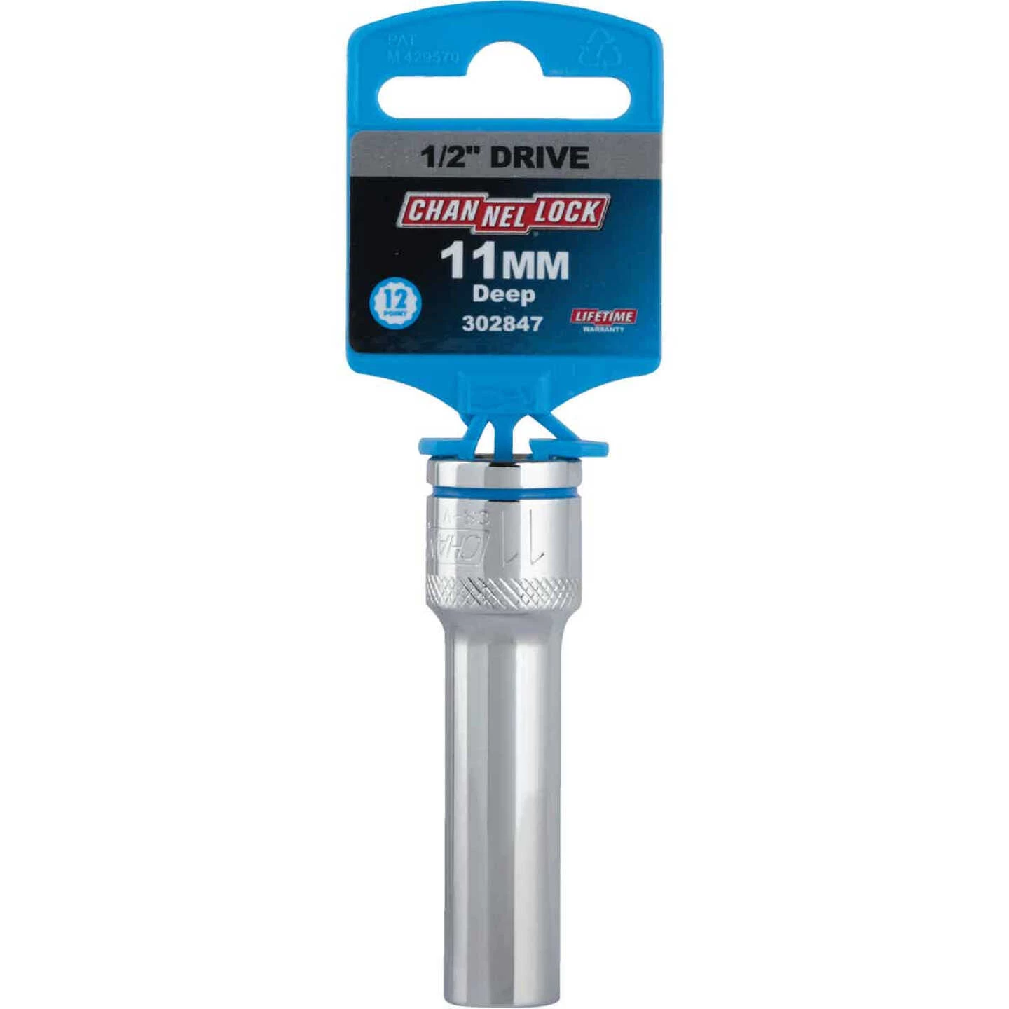 Channellock 1/2 In. Drive 11 Mm 12-Point Deep Metric Socket 4 Channellock 1/2 In. Drive 11 Mm 12-Point Deep Metric Socket - Image 2