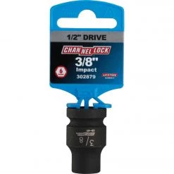 Channellock 1/2 In. Drive 3/8 In. 6-Point Shallow Standard Impact Socket -Cheap Channellock Store ItemImage 302879 q5vpc8 9ql2so ex8u4l