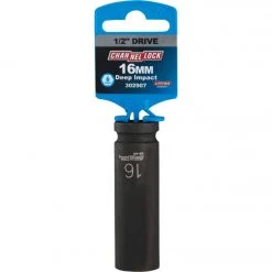 Channellock 1/2 In. Drive 16 Mm 6-Point Deep Metric Impact Socket -Cheap Channellock Store ItemImage 302907 q5vpd6 9r0c6g dkbqz6