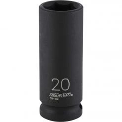 Channellock 1/2 In. Drive 20 Mm 6-Point Deep Metric Impact Socket