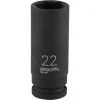 Channellock 1/2 In. Drive 22 Mm 6-Point Deep Metric Impact Socket