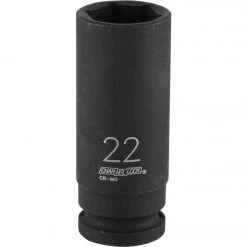 Channellock 1/2 In. Drive 22 Mm 6-Point Deep Metric Impact Socket