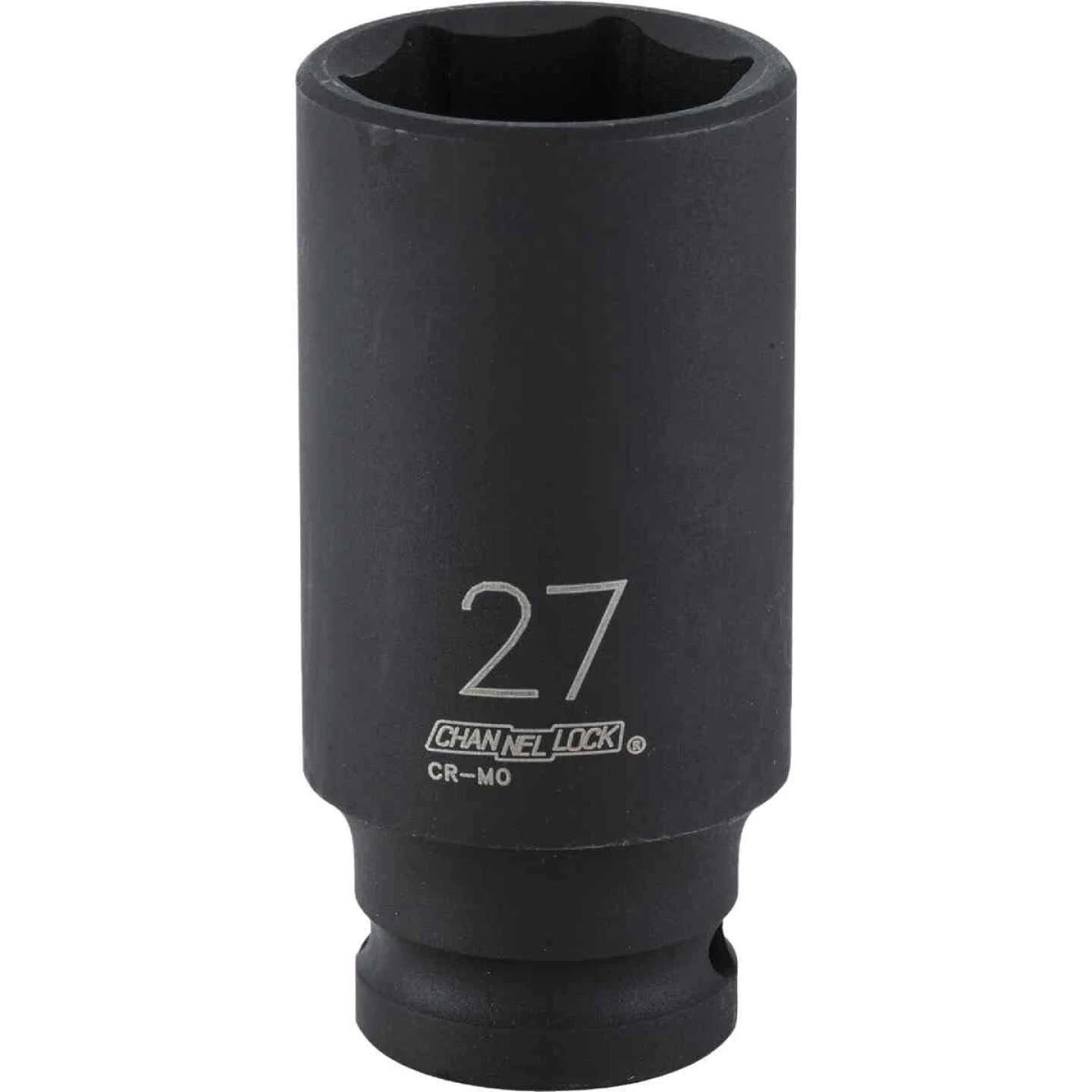 Channellock 1/2 In. Drive 27 Mm 6-Point Deep Metric Impact Socket 3 Channellock 1/2 In. Drive 27 Mm 6-Point Deep Metric Impact Socket