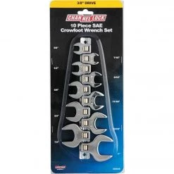 Channellock Standard 3/8 In. Drive Crowfoot Wrench Set (10-Piece)