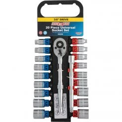 Channellock Standard/Metric 3/8 In. Drive Universal Ratchet & Socket Set (20-Piece) -Cheap Channellock Store ItemImage 302965 q5vpf0 6m2dy8 bsbln3