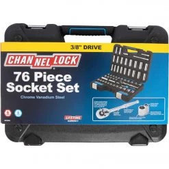 Channellock Standard/Metric 3/8 In. Drive 6-Point Combination Ratchet & Socket Set (76-Piece) 6 Channellock Standard/Metric 3/8 In. Drive 6-Point Combination Ratchet & Socket Set (76-Piece) -Cheap Channellock Store ItemImage 303002 q5vpga f5o49s 8fk0qd