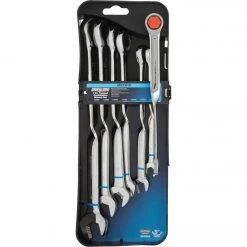 Channellock Metric 12-Point Twisted Ratcheting Combination Wrench Set (7-Piece)