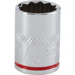 Channellock 3/8 In. Drive 9/16 In. 12-Point Shallow Standard Socket