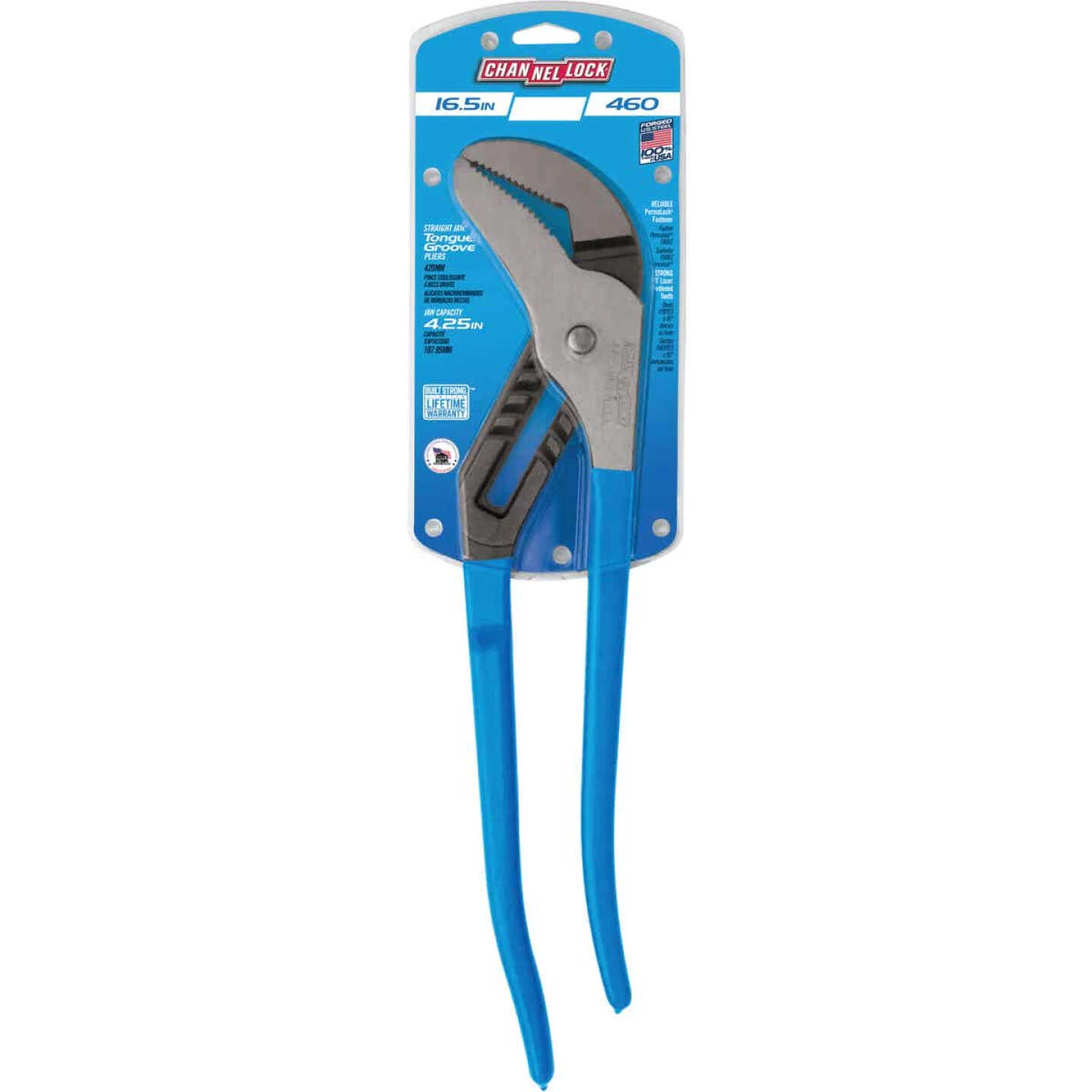 Channellock 16 In. Straight Jaw Groove Joint Pliers 4 Channellock 16 In. Straight Jaw Groove Joint Pliers - Image 2