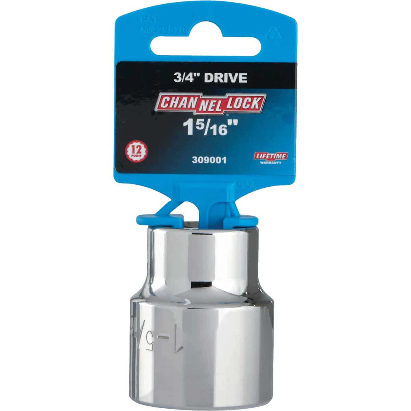 Channellock 3/4 In. Drive 1-5/16 In. 12-Point Shallow Standard Socket 4 Channellock 3/4 In. Drive 1-5/16 In. 12-Point Shallow Standard Socket - Image 2