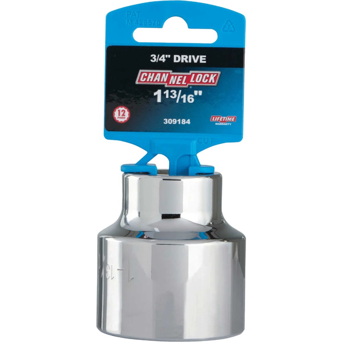 Channellock 3/4 In. Drive 1-13/16 In. 12-Point Shallow Standard Socket 4 Channellock 3/4 In. Drive 1-13/16 In. 12-Point Shallow Standard Socket - Image 2