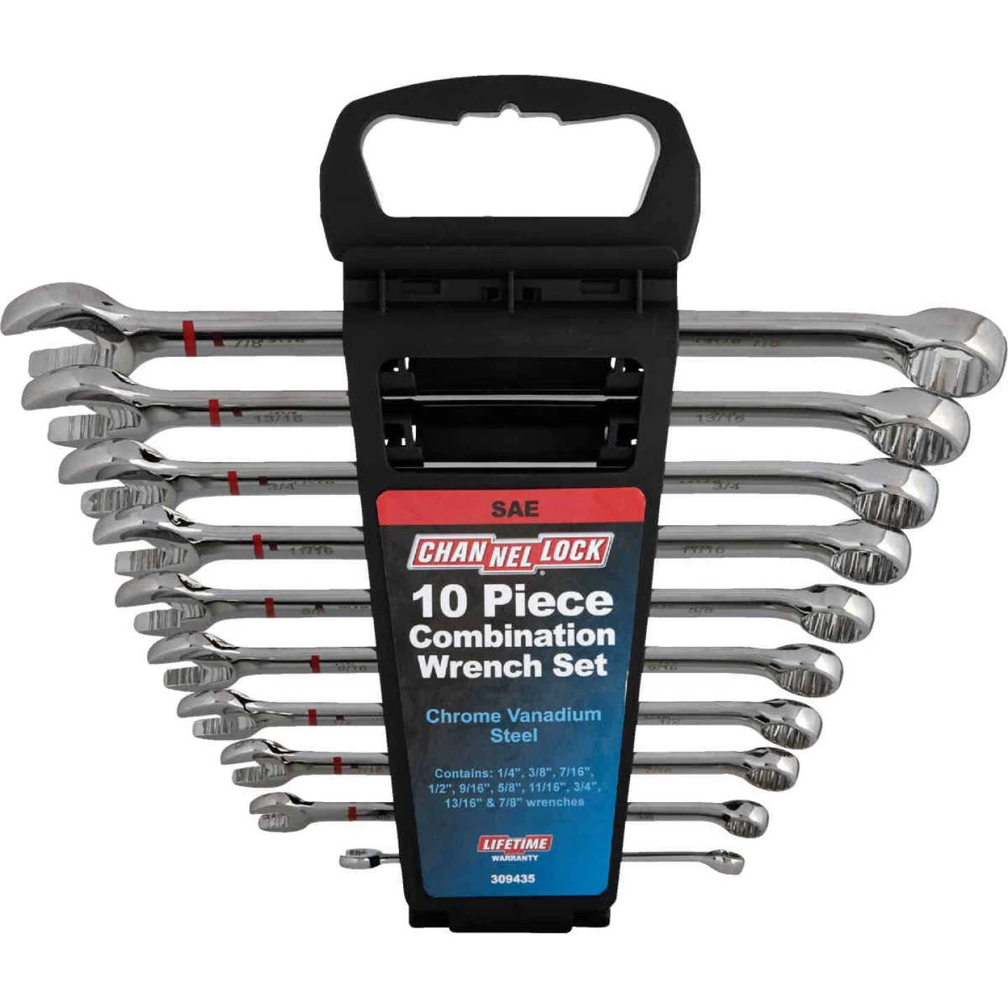 Channellock Standard 12-Point Combination Wrench Set (10-Piece) 4 Channellock Standard 12-Point Combination Wrench Set (10-Piece) - Image 2