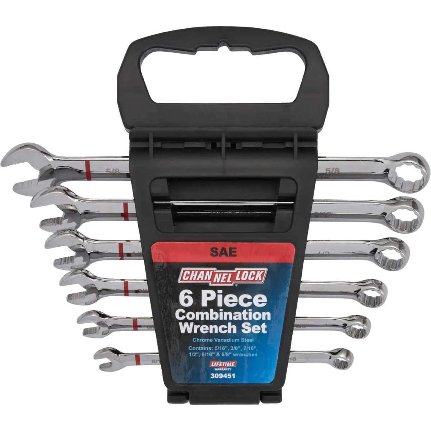 Channellock Standard 12-Point Combination Wrench Set (6-Piece) 4 Channellock Standard 12-Point Combination Wrench Set (6-Piece) - Image 2