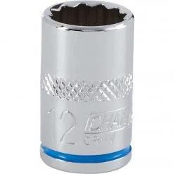 Channellock 3/8 In. Drive 12 Mm 12-Point Shallow Metric Socket