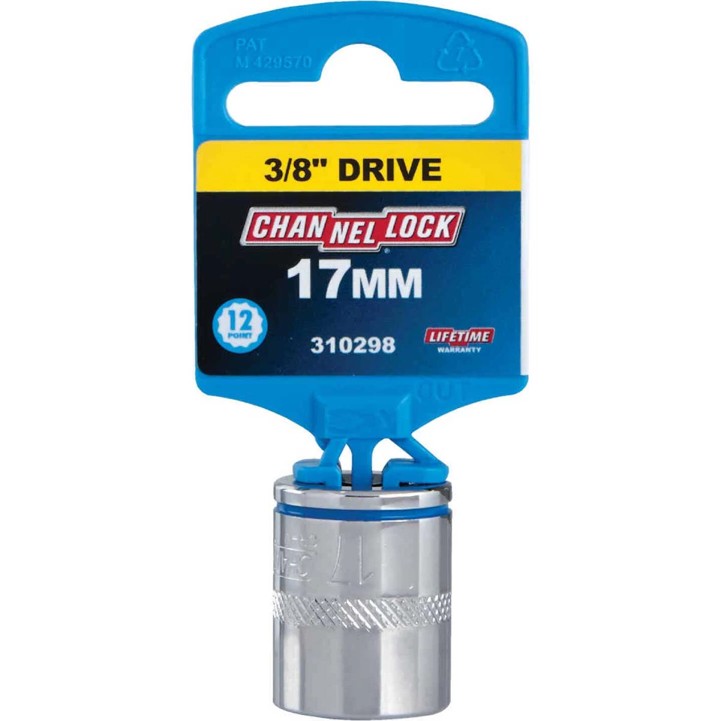 Channellock 3/8 In. Drive 17 Mm 12-Point Shallow Metric Socket 4 Channellock 3/8 In. Drive 17 Mm 12-Point Shallow Metric Socket - Image 2