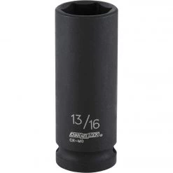Channellock 1/2 In. Drive 13/16 In. 6-Point Deep Standard Impact Socket