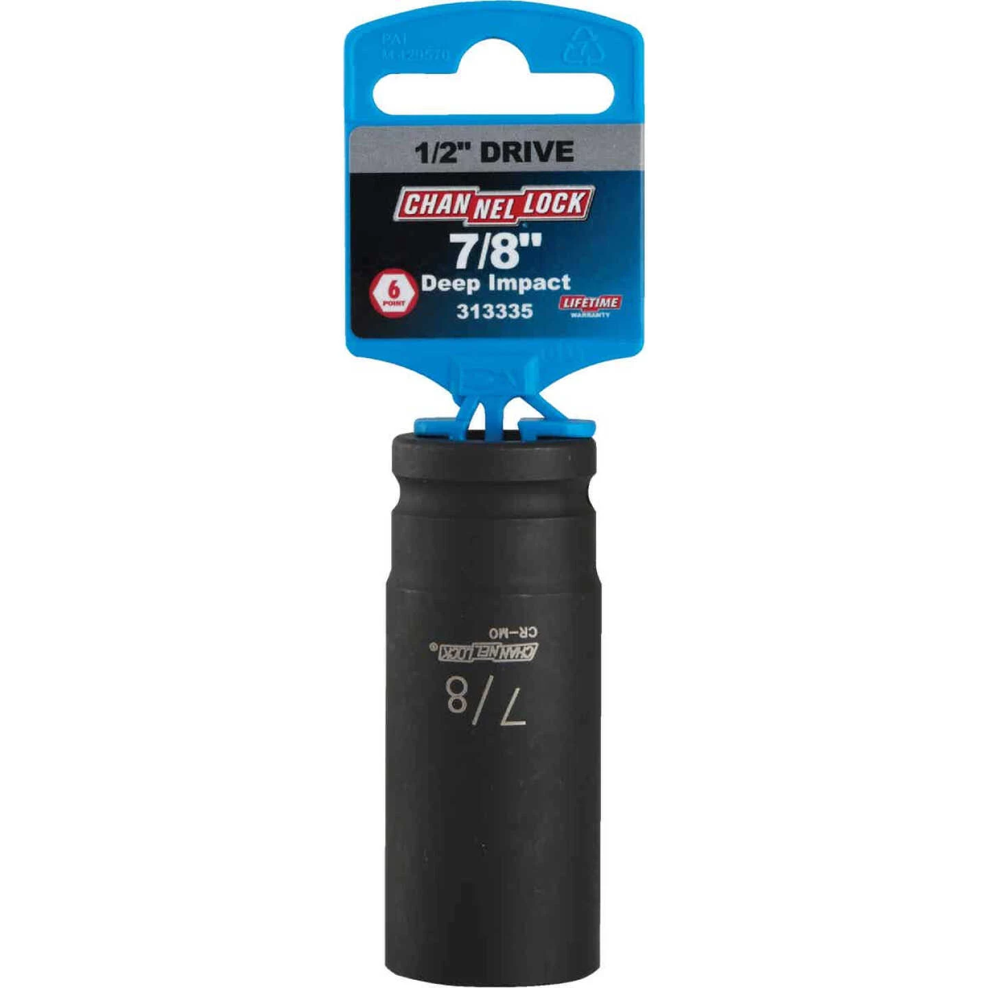 Channellock 1/2 In. Drive 7/8 In. 6-Point Deep Standard Impact Socket 4 Channellock 1/2 In. Drive 7/8 In. 6-Point Deep Standard Impact Socket - Image 2