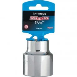 Channellock 3/4 In. Drive 1-9/16 In. 12-Point Shallow Standard Socket -Cheap Channellock Store ItemImage 314102 q5vr6f 83edjs f44v1z