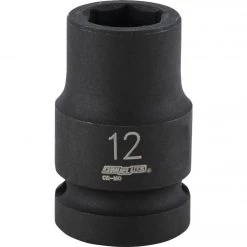 Channellock 1/2 In. Drive 12 Mm 6-Point Shallow Metric Impact Socket