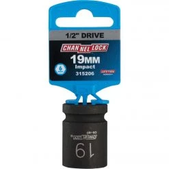 Channellock 1/2 In. Drive 19 Mm 6-Point Shallow Metric Impact Socket -Cheap Channellock Store ItemImage 315206 q5vram e19rsg fhooao