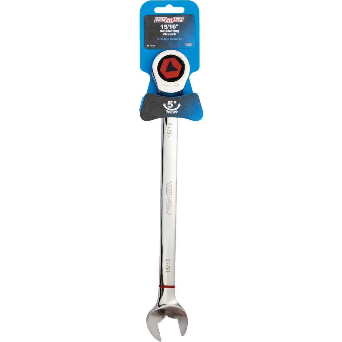 Channellock Standard 15/16 In. 12-Point Ratcheting Combination Wrench 4 Channellock Standard 15/16 In. 12-Point Ratcheting Combination Wrench - Image 2