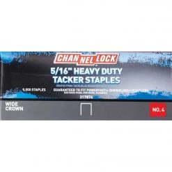 Channellock No. 4 Hammer Tacker Staple, 5/16 In. (5000-Pack)