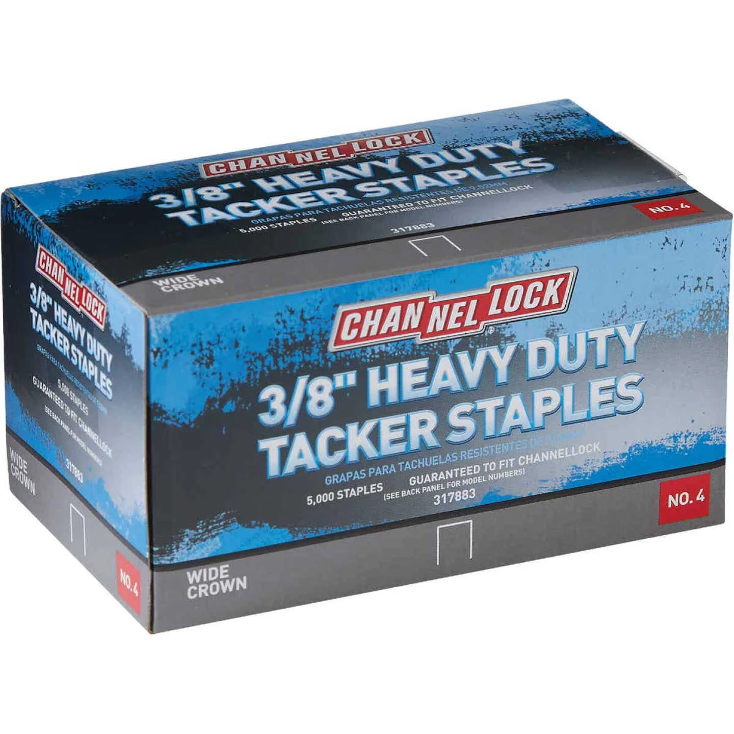 Channellock No. 4 Hammer Tacker Staple, 3/8 In. (5000-Pack) 3 Channellock No. 4 Hammer Tacker Staple, 3/8 In. (5000-Pack)