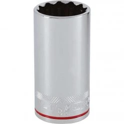 Channellock 1/2 In. Drive 1-1/8 In. 12-Point Deep Standard Socket