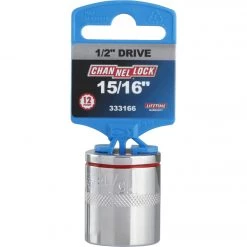 Channellock 1/2 In. Drive 15/16 In. 12-Point Shallow Standard Socket -Cheap Channellock Store ItemImage 333166 q5vsrl a4h8yw cl11xc