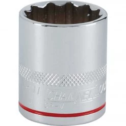 Channellock 1/2 In. Drive 1 In. 12-Point Shallow Standard Socket