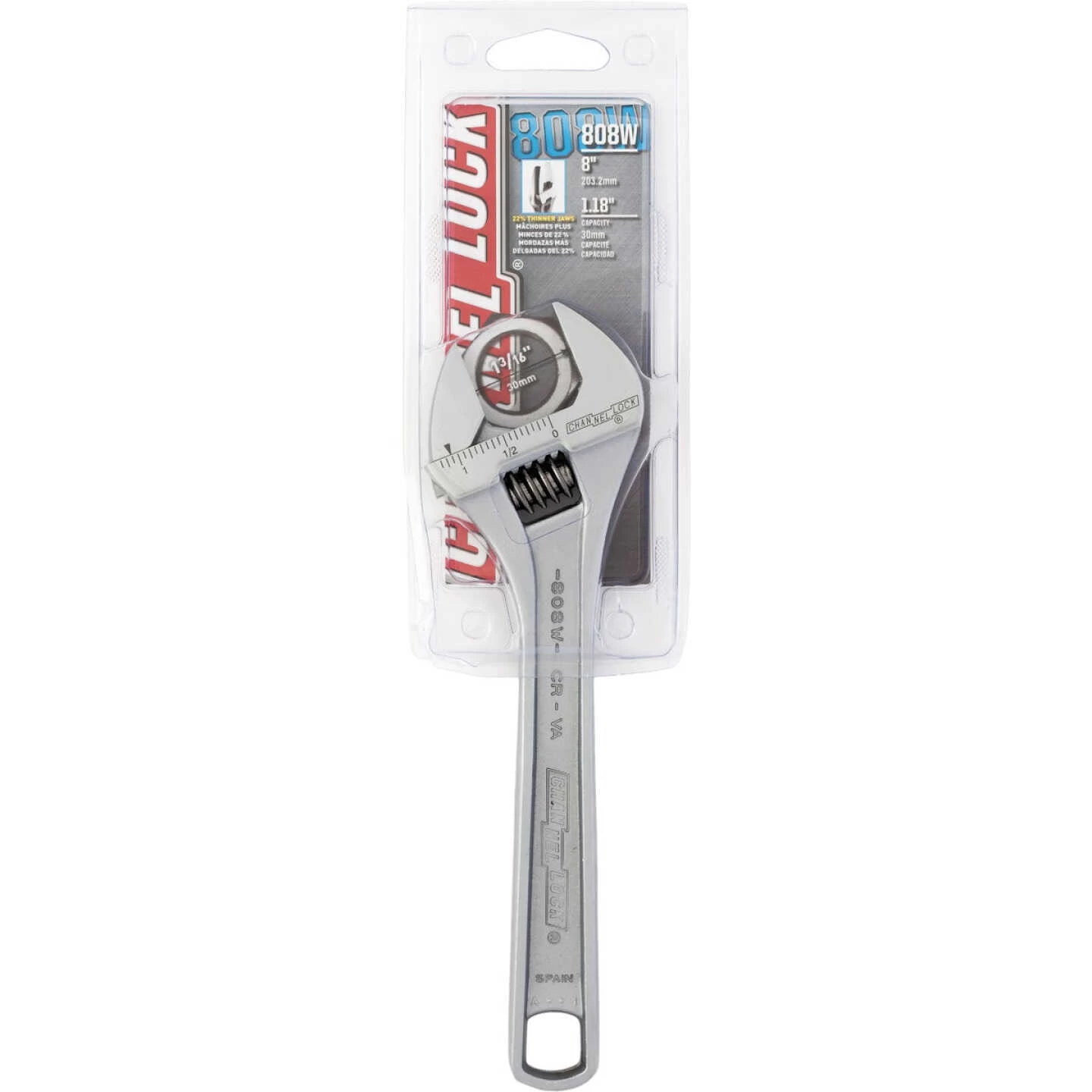 Channellock 8 In. Adjustable Wrench 4 Channellock 8 In. Adjustable Wrench - Image 2