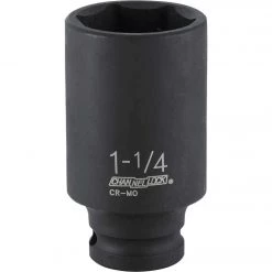 Channellock 1/2 In. Drive 1-1/4 In. 6-Point Deep Standard Impact Socket