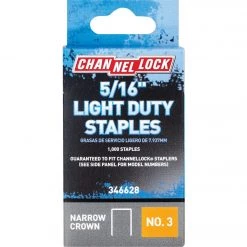 Channellock No. 3 Light Duty Narrow Crown Staple, 5/16 In. (1000-Pack)