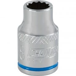Channellock 3/8 In. Drive 8 Mm 12-Point Shallow Metric Socket