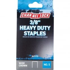 Channellock No. 5 Heavy-Duty Wide Crown Staple, 3/8 In. (1000-Pack)