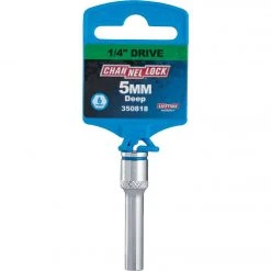 Channellock 1/4 In. Drive 5 Mm 6-Point Deep Metric Socket -Cheap Channellock Store ItemImage 350818 q5vu94 dl4pkw f0zlds