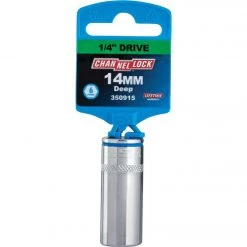 Channellock 1/4 In. Drive 14 Mm 6-Point Deep Metric Socket -Cheap Channellock Store ItemImage 350915 q5vu9k ephoog 6r4qhe