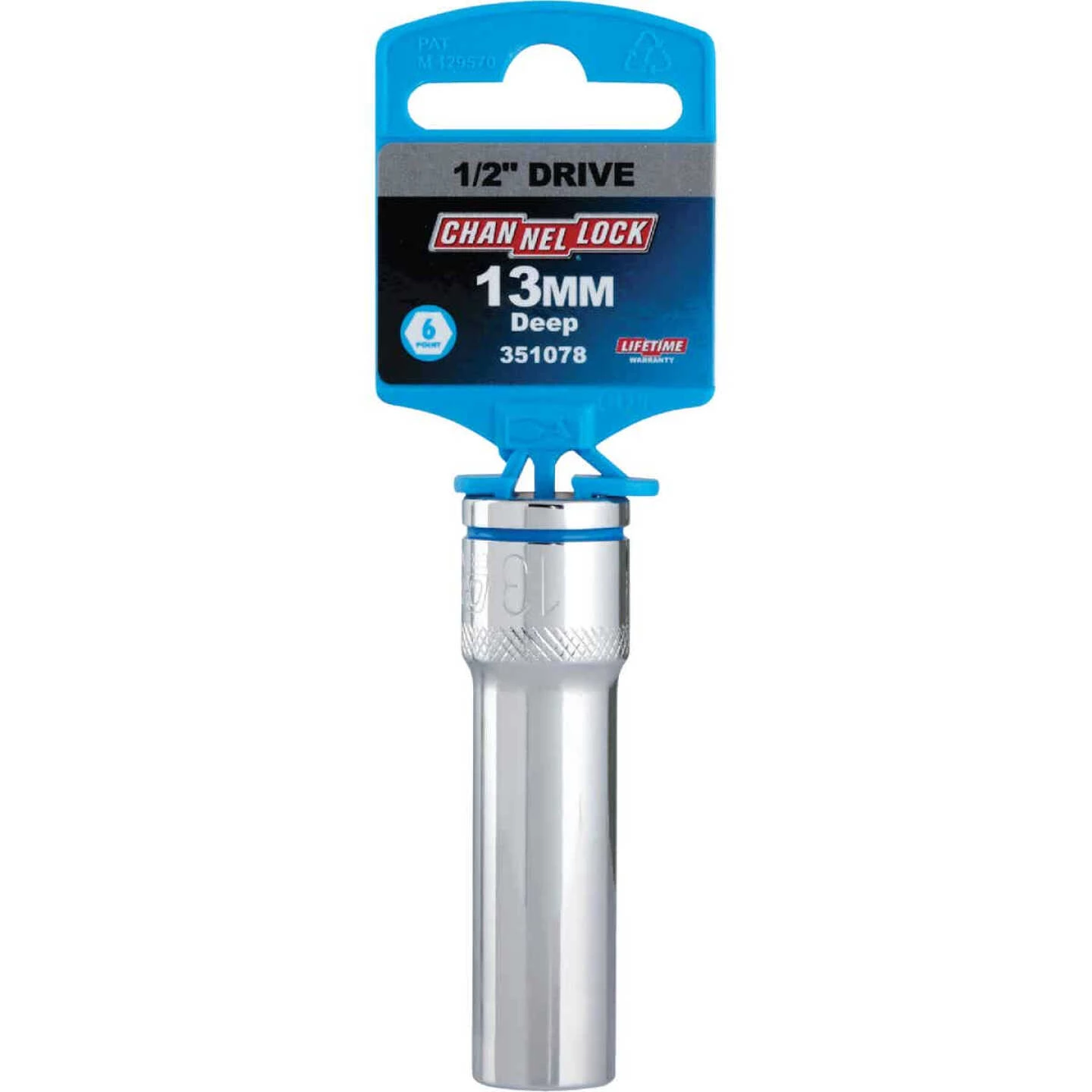 Channellock 1/2 In. Drive 13 Mm 6-Point Deep Metric Socket 4 Channellock 1/2 In. Drive 13 Mm 6-Point Deep Metric Socket - Image 2