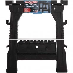 Channellock 27 In. L Plastic Folding Sawhorse Set, 1000 Lb. Capacity (2-Pack) 11 Channellock 27 In. L Plastic Folding Sawhorse Set, 1000 Lb. Capacity (2-Pack) -Cheap Channellock Store ItemImage 352754 q5vugj 6lwq8w aww5d0